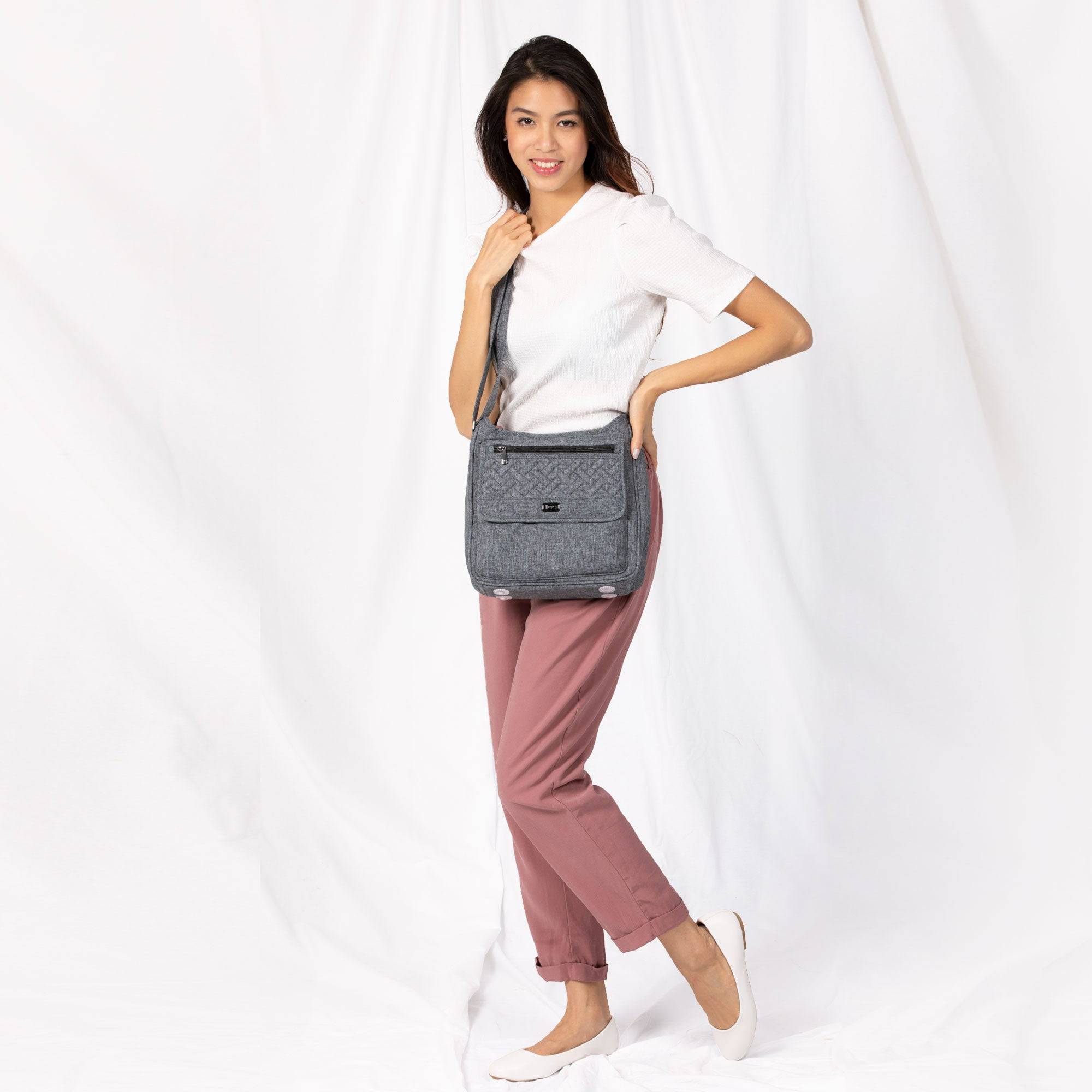 Hopscotch Crossbody Bag - - Hopscotch_HeatherGrey_07